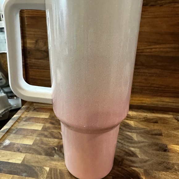 Limited edition Pink white glitter ombré Stanley cup 40 oz - Picture 14 of 14